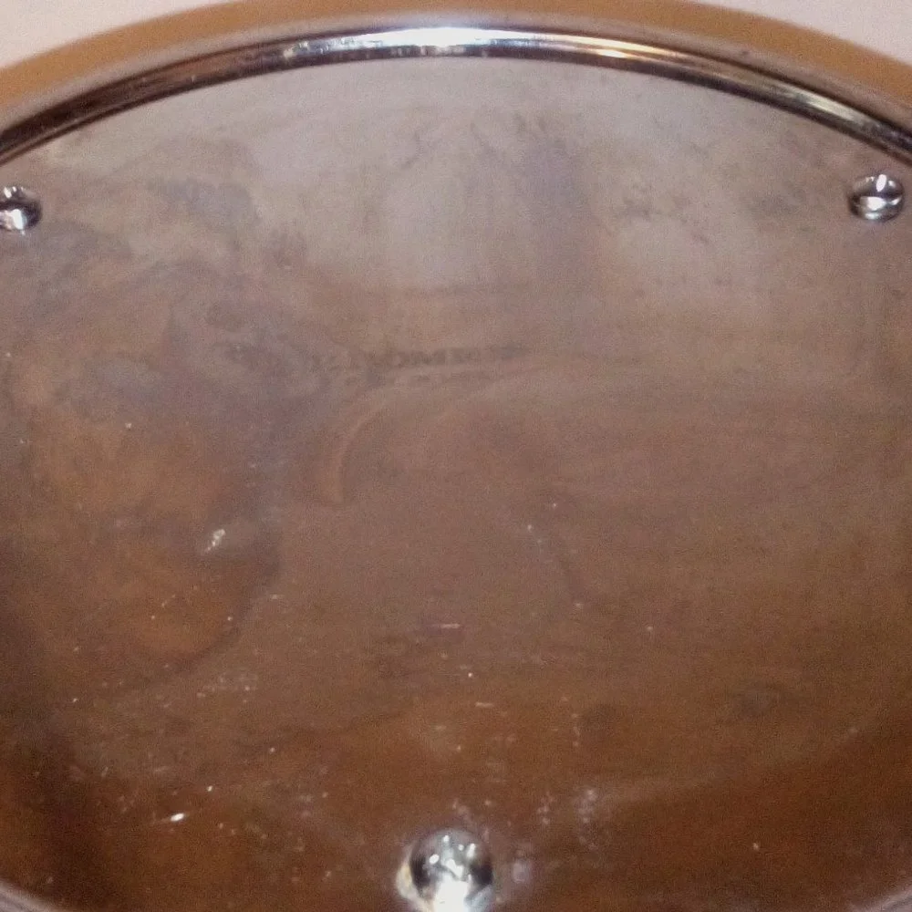 Mid Century Modern Faux Alligator, Metal & Wood Ice Bucket: Vintage